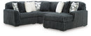 Midnight-Madness Sectional with Chaise
