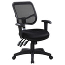 Rollo Adjustable Height Office Chair Black - Ace Furniture and Decor