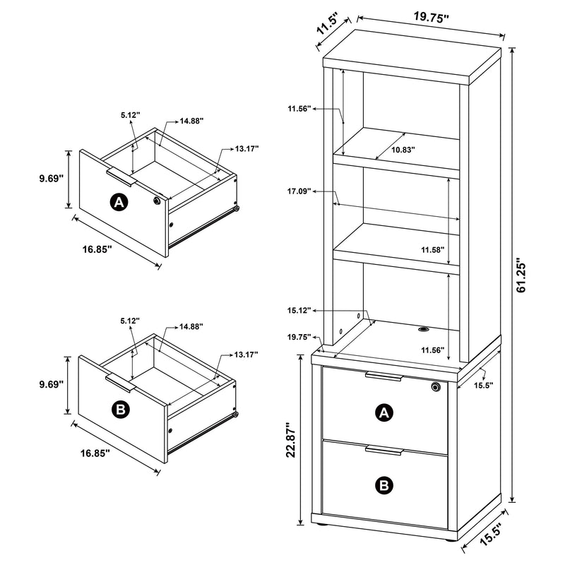 Westpark Bookcases