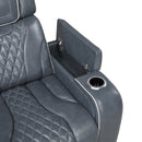 Apex Power Double Reclining Sofa With Center Drop-Down Cup Holders