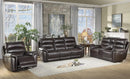 Lance Power Reclining Chair with Power Headrest and USB Port in Brown 9527BRW-1PWH