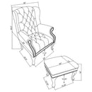 Roberts Chair and Ottoman Set