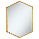 Bledel Hexagon Shaped Wall Mirror Gold - Ace Furniture and Decor