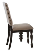 Begonia Side Chair in Gray (Set of 2)