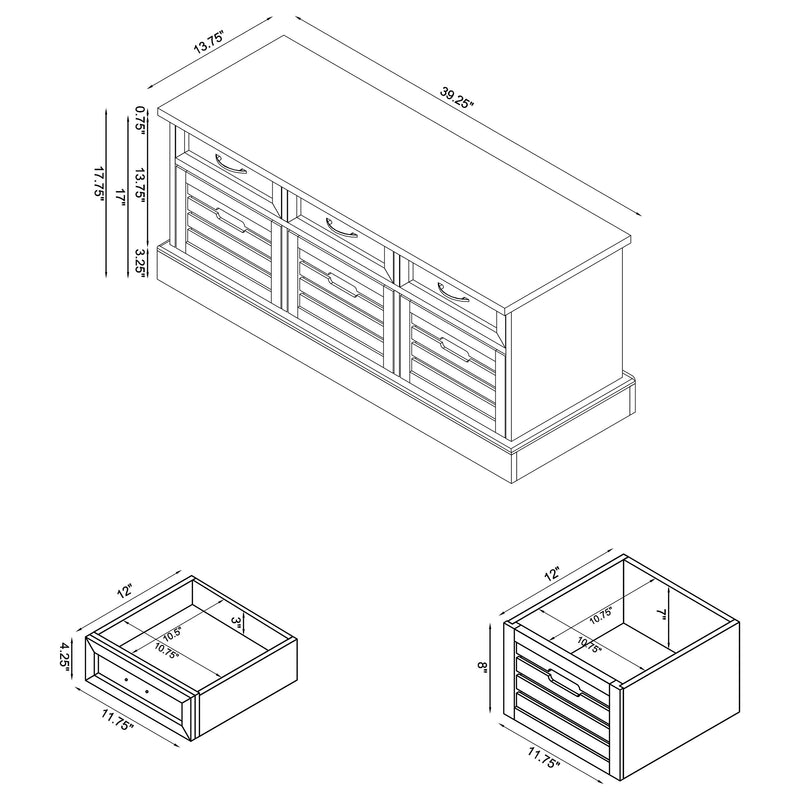 Alma Storage Bench