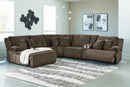 Top Tier Reclining Sectional with Chaise - Ace Furniture and Decor