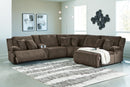 Top Tier Reclining Sectional with Chaise - Ace Furniture and Decor