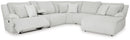 Top Tier Reclining Sectional with Chaise - Ace Furniture and Decor