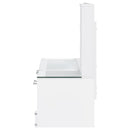 Flora Makeup Vanity Table with LED Mirror and Stool