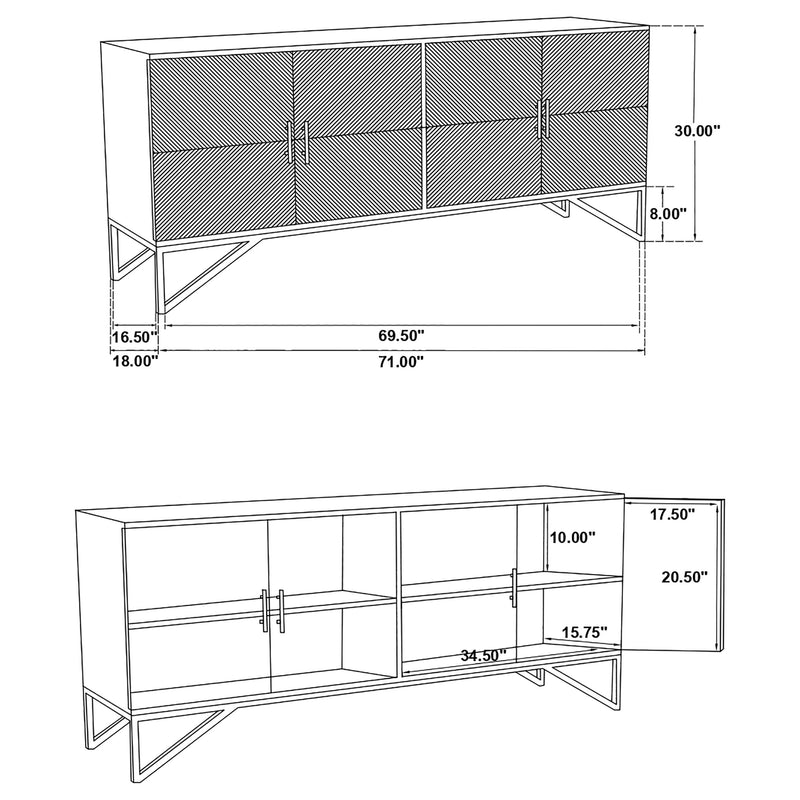 Riddell Accent Cabinets - Ace Furniture and Decor