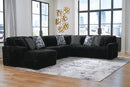 Midnight-Madness Sectional with Chaise - Ace Furniture and Decor