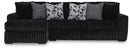 Midnight-Madness Sectional Sofa with Chaise - Ace Furniture and Decor
