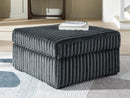 Midnight-Madness Oversized Accent Ottoman - Ace Furniture and Decor