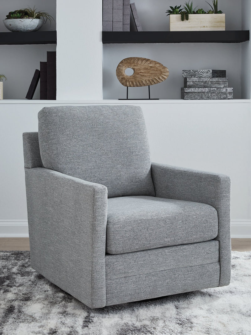 Freybourne Next-Gen Nuvella Swivel Accent Chair - Ace Furniture and Decor