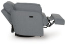 Alainmont Next-Gen Nuvella Swivel Power Recliner - Ace Furniture and Decor
