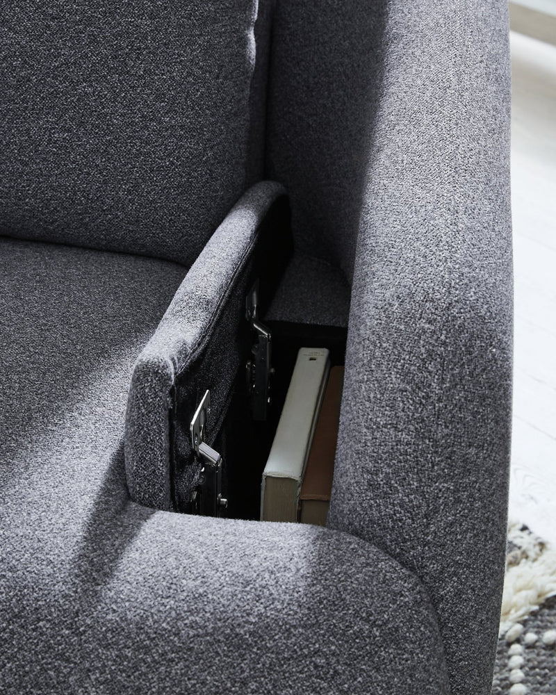 Alainmont Next-Gen Nuvella Swivel Power Recliner - Ace Furniture and Decor