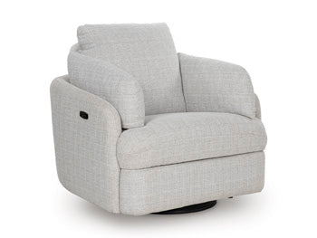Alainmont Next-Gen Nuvella Swivel Power Recliner - Ace Furniture and Decor