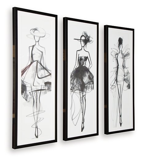 Mckerrick Wall Art Set (Set of 3) - Ace Furniture and Decor