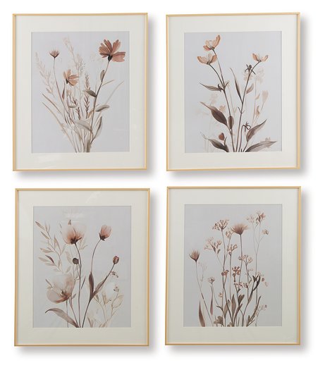 Chettings Wall Art (Set of 4) - Ace Furniture and Decor