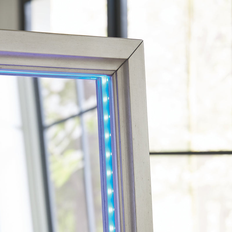 Evesen Floor Standing Mirror/Storage - Ace Furniture and Decor