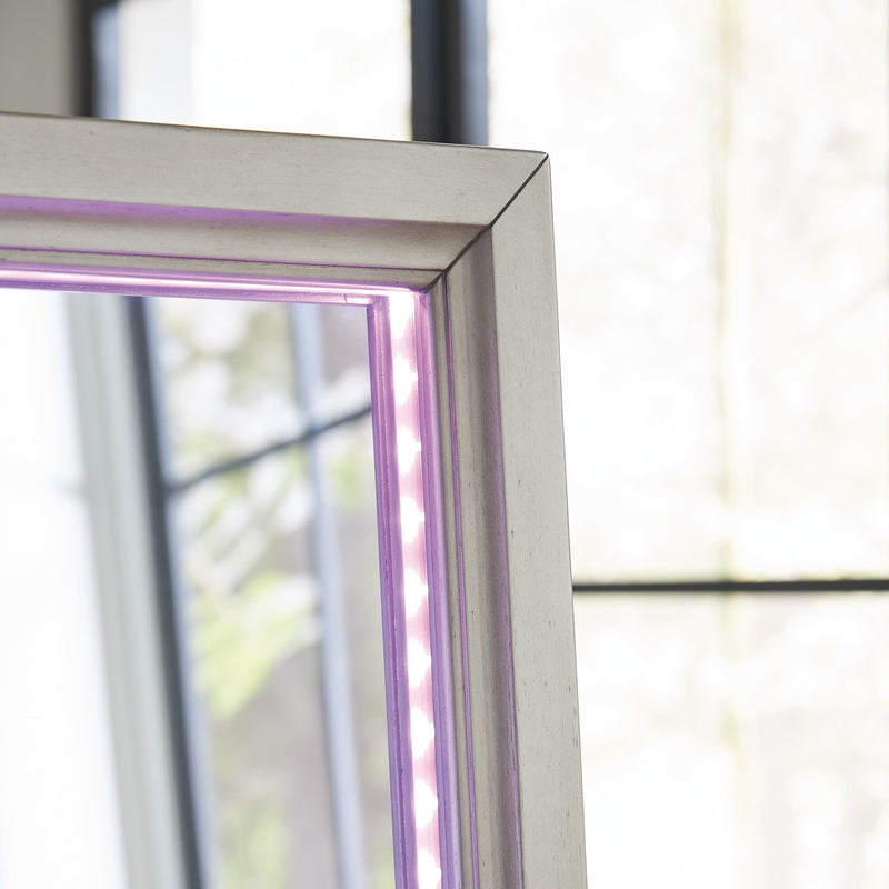 Evesen Floor Standing Mirror/Storage - Ace Furniture and Decor