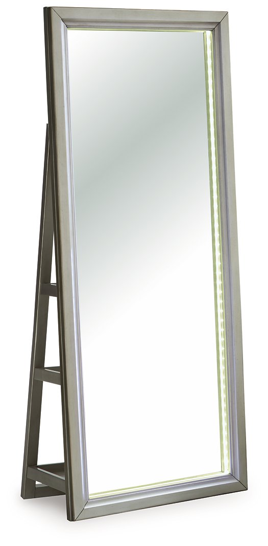 Evesen Floor Standing Mirror/Storage - Ace Furniture and Decor