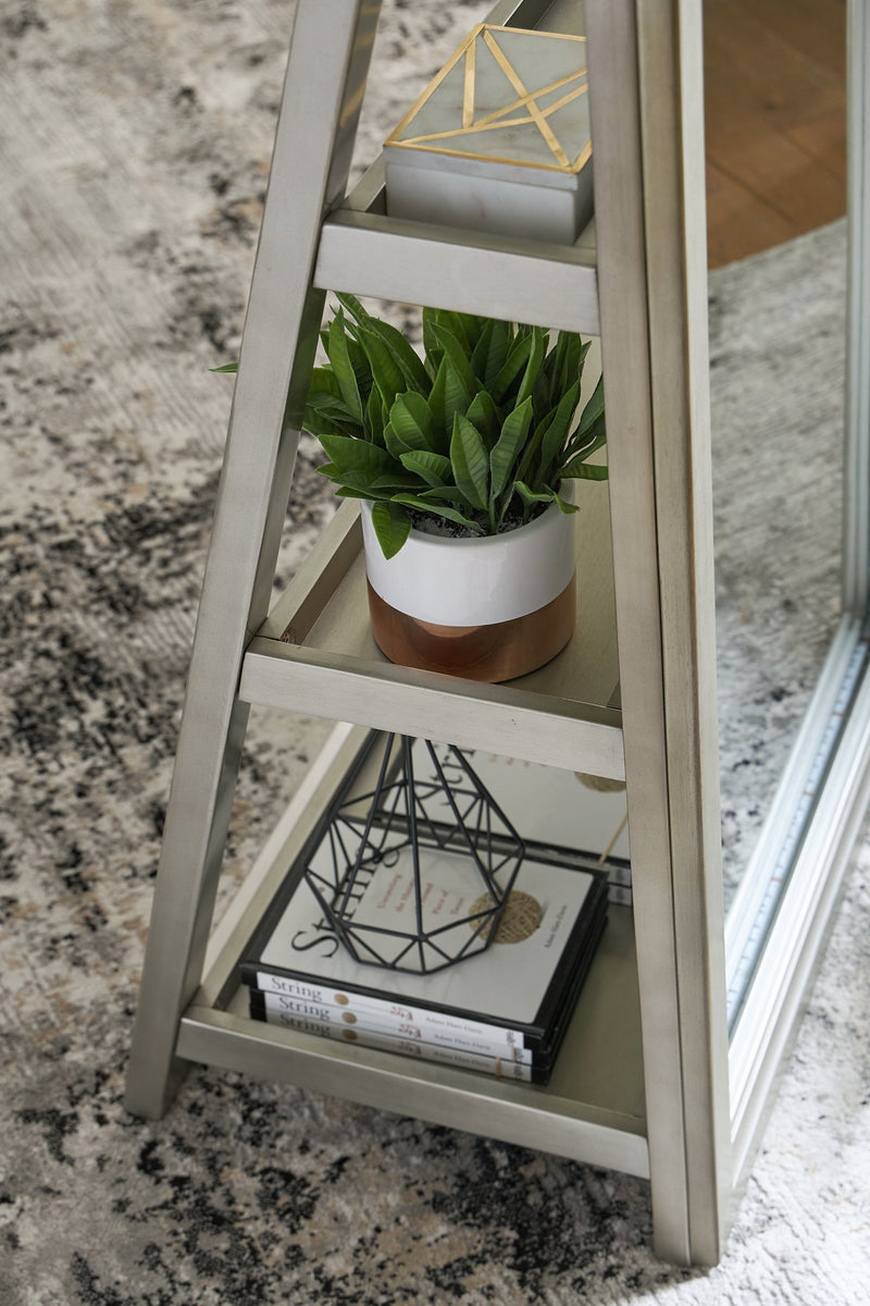 Evesen Floor Standing Mirror/Storage - Ace Furniture and Decor