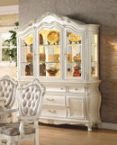 Acme Chantelle Buffet and Hutch in Pearl White 63544
