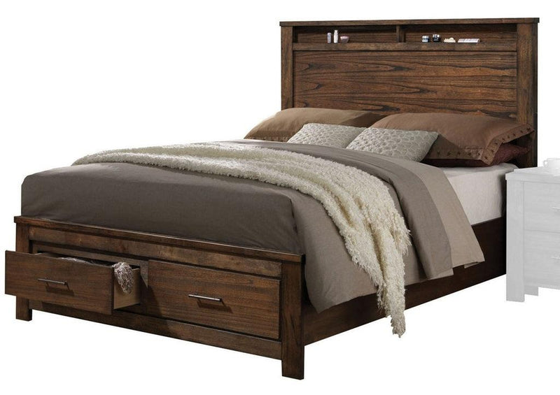 Acme Merrilee Queen Storage Bed in Oak 21680Q - Ace Furniture and Decor