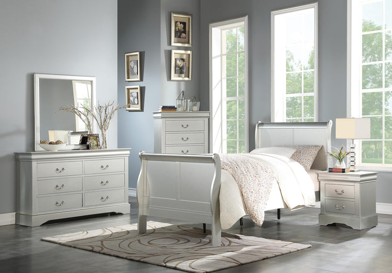 Louis Philippe III Platinum Twin Bed image