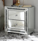 Noralie Mirrored & Faux Diamonds Accent Table - Ace Furniture and Decor