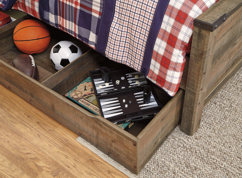Trinell Bed with Storage - Ace Furniture and Decor
