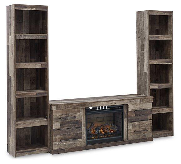 Derekson 3-Piece Entertainment Center with Electric Fireplace - Ace Furniture and Decor