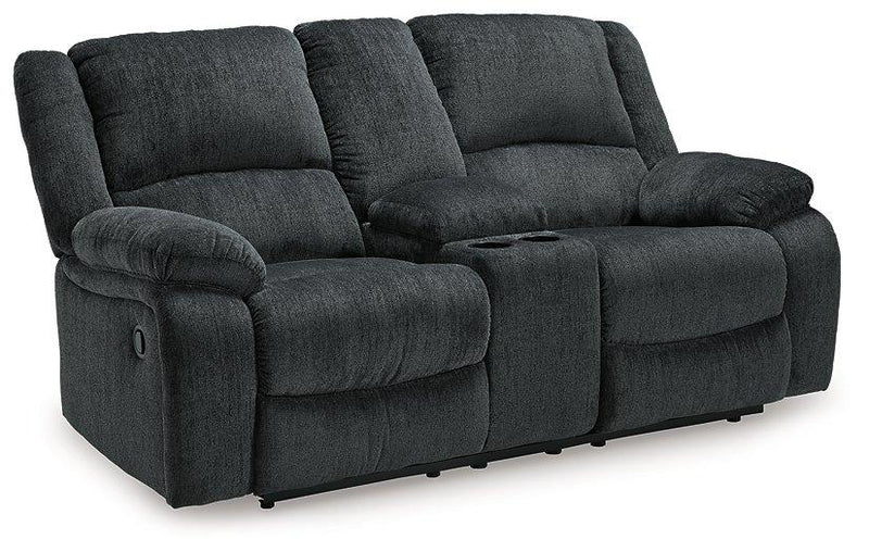 Draycoll Reclining Loveseat with Console