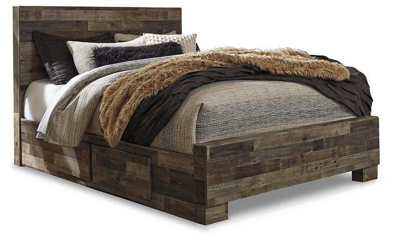 Derekson Bed with 2 Side Storage - Ace Furniture and Decor