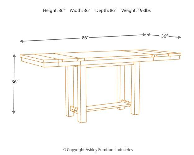 Moriville Counter Height Dining Set - Ace Furniture and Decor