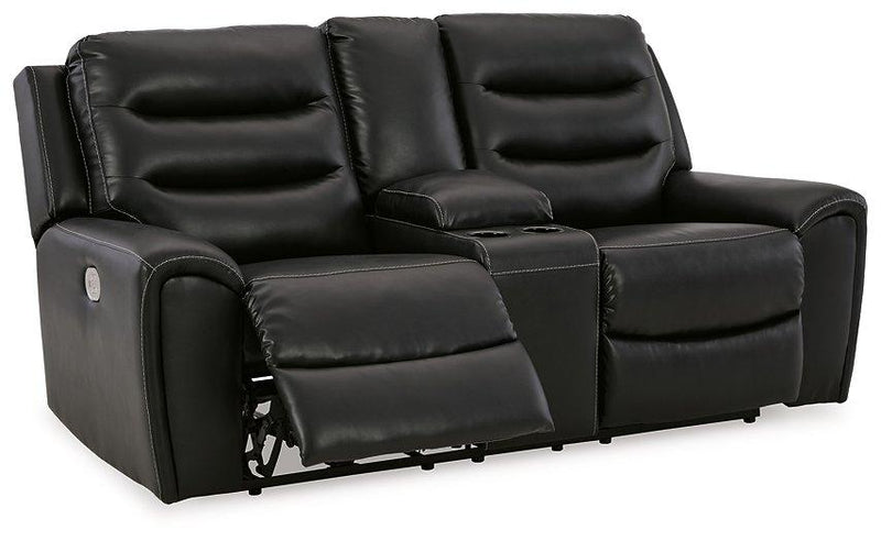 Warlin Power Reclining Loveseat with Console