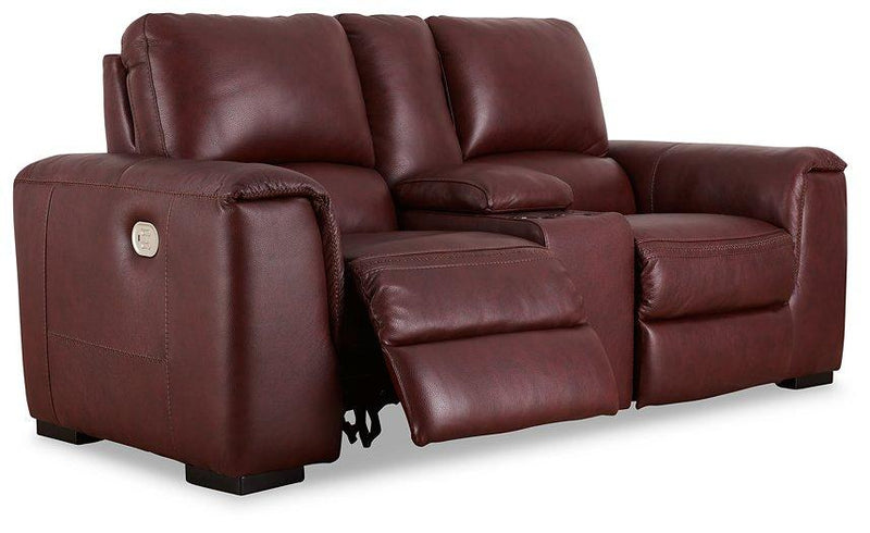 Alessandro Power Reclining Loveseat with Console - Ace Furniture and Decor