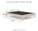 Socalle Bed and Mattress Set - Ace Furniture and Decor