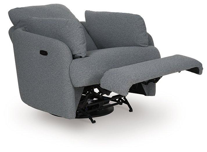 Alainmont Next-Gen Nuvella Swivel Power Recliner - Ace Furniture and Decor