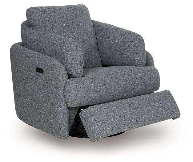Alainmont Next-Gen Nuvella Swivel Power Recliner - Ace Furniture and Decor