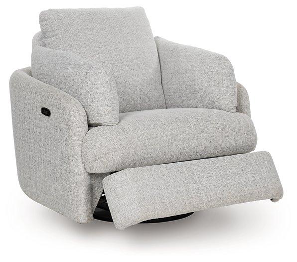 Alainmont Next-Gen Nuvella Swivel Power Recliner - Ace Furniture and Decor