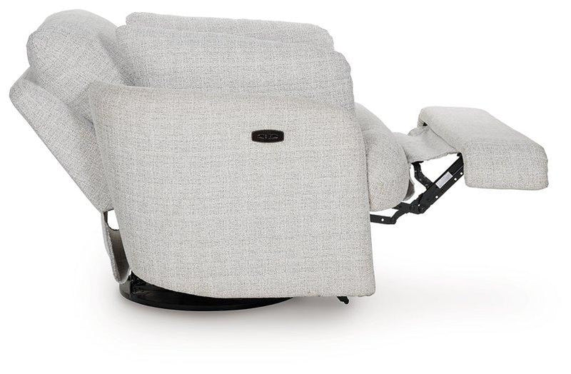 Alainmont Next-Gen Nuvella Swivel Power Recliner - Ace Furniture and Decor