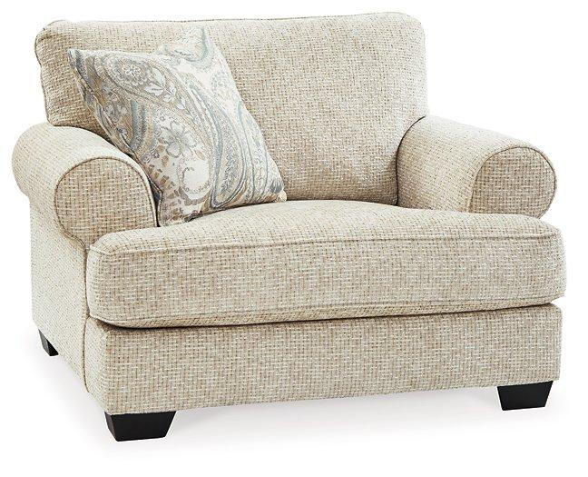 Monaghan Oversized Chair and Ottoman - Ace Furniture and Decor