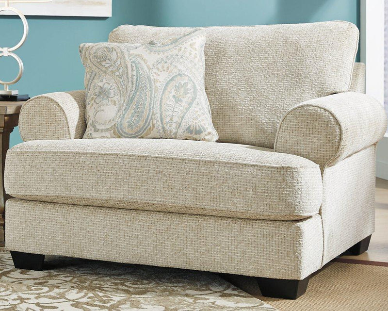 Monaghan Oversized Chair and Ottoman - Ace Furniture and Decor