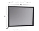 Danziar Bedroom Mirror - Ace Furniture and Decor
