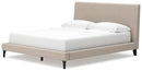Cielden Upholstered Bed with Roll Slats - Ace Furniture and Decor