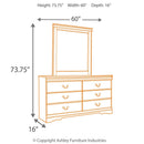 Huey Vineyard Dresser and Mirror - Ace Furniture and Decor