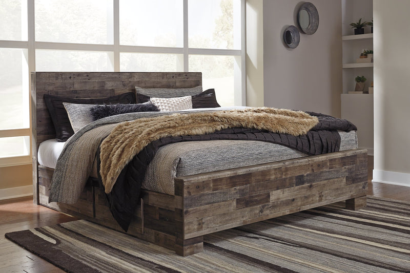 Derekson Bed with 2 Side Storage - Ace Furniture and Decor