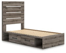Graystorm Bed with Storage - Ace Furniture and Decor